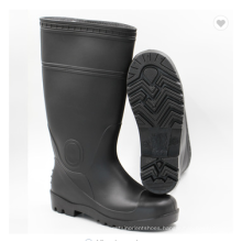 Cheap Industrial Matt Safety Black PVC  rain  Boots